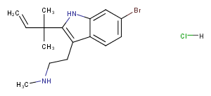 Desformylflustrabromine hydrochloride图片