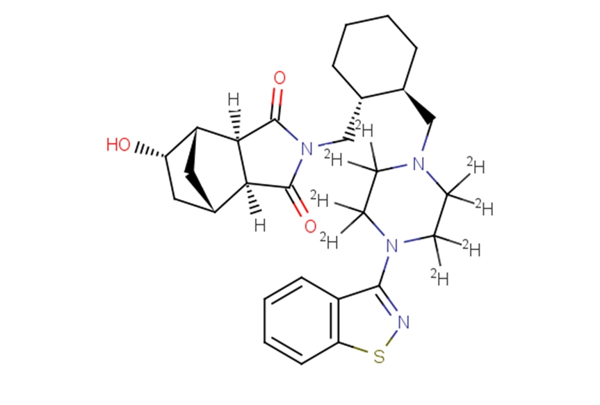 Lurasidone Metabolite 14326 D8图片