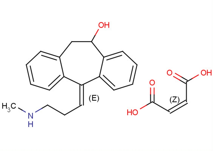 (E)-10-Hydroxynortriptyline maleate图片