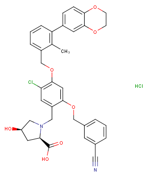 BMS-1166 hydrochloride图片