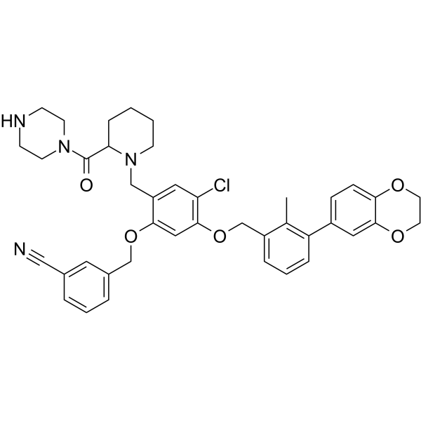 BMS-1166-N-piperidine-CO-N-piperazine图片