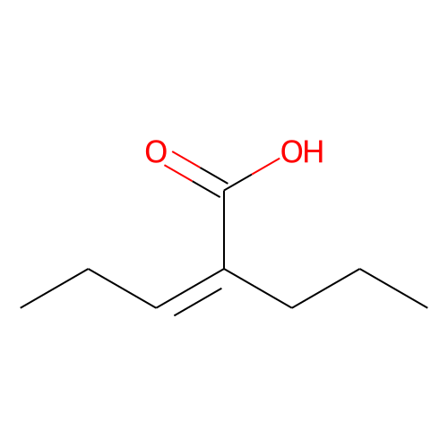 (E,Z)-2-propyl-2-Pentenoic Acid图片