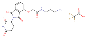 Thalidomide-O-amido-C3-NH2 TFA图片
