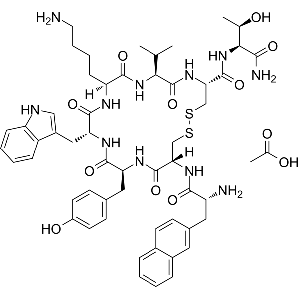 Lanreotide acetate图片
