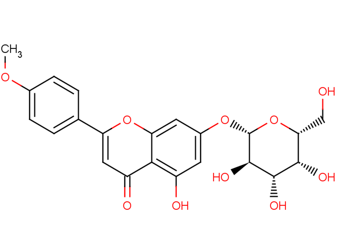 Acacetin-7-O-beta-D-galactopyranoside图片