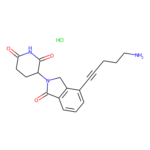 Lenalidomide-propargyl-C2-NH2 hydrochloride图片