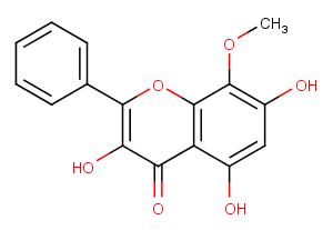 3,5,7-Trihydroxy-8-methoxyflavone图片