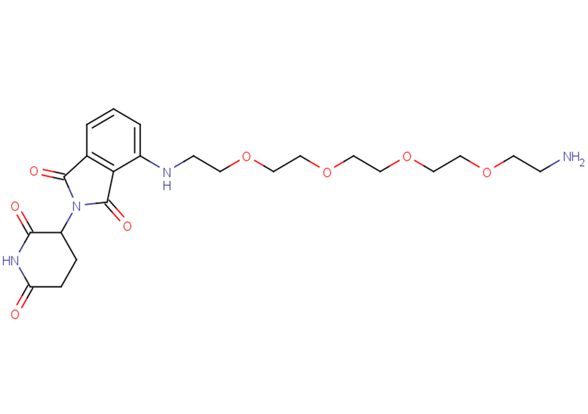 Pomalidomide-PEG4-C2-NH2图片