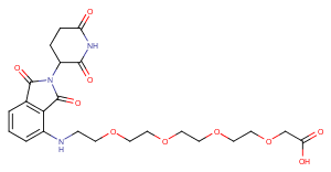 Pomalidomide-PEG4-C-COOH图片
