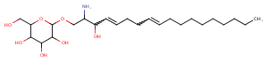 1-β-D-Glucosylsphingadienine(d18:2(4E,8E))图片