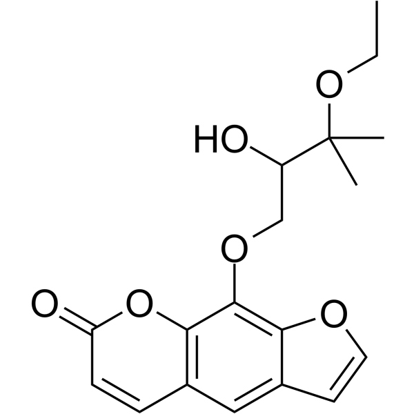 8-(3-Ethoxy-2-hydroxy-3-methylbutyloxy)psoralen图片