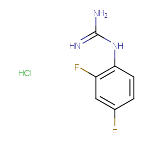 1-(2,4-difluorophenyl)guanidine hydrochloride图片