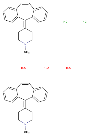 Cyproheptadine hydrochloride sesquihydrate图片