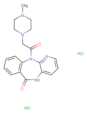 Pirenzepine dihydrochloride图片
