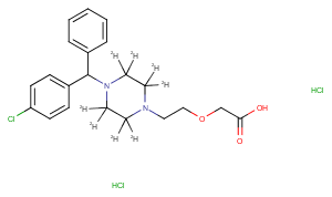 Cetirizine D8 dihydrochloride图片