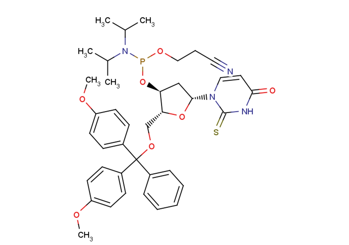 2'-Fluoro-2-thio-2'-dU-3'-phosphoramidite图片