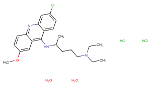 Quinacrine hydrochloride hydrate图片