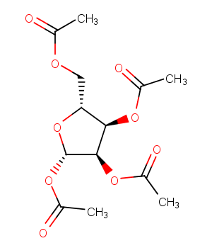 β-D-Ribofuranose 1,2,3,5-tetraacetate图片