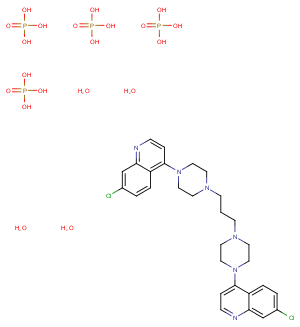 Piperaquine tetraphosphate tetrahydrate图片