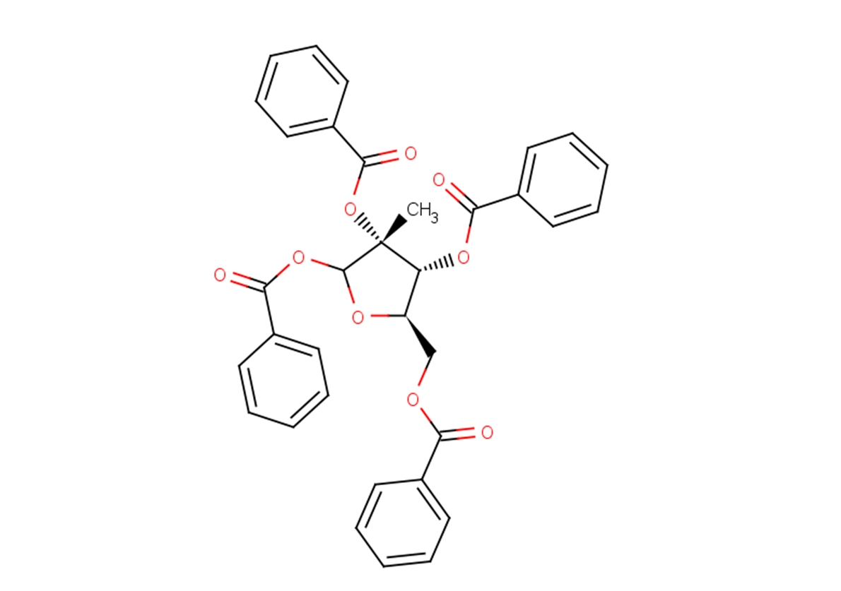 1,2,3,5-Tetra-O-benzoyl-2-bea-C-methyl-D-ribofuranose图片