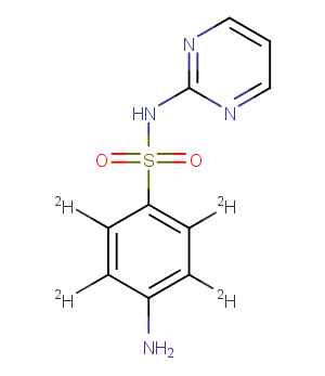 Sulfadiazine-d4图片