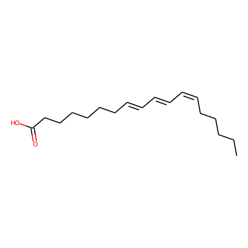 8(E),10(E),12(Z)-Octadecatrienoic Acid图片