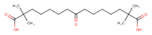 2,2,14,14-Tetramethyl-8-oxopentadecanedioic acid图片