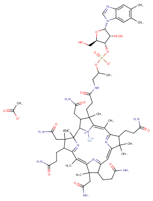 Hydroxocobalamin acetate图片