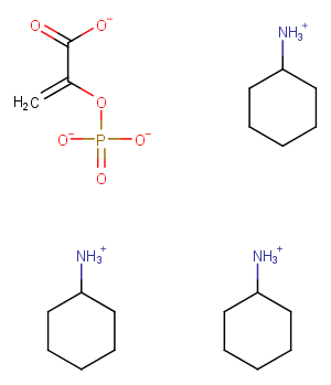 Phosphoenolpyruvic acid tricyclohexylammonium salt图片