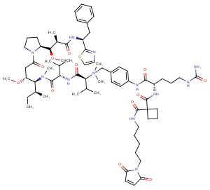 MC-Sq-Cit-PAB-Dolastatin10图片