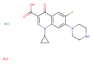 Ciprofloxacin hydrochloride monohydrate图片