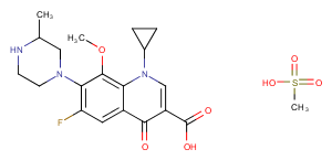 Gatifloxacin mesylate图片