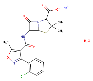 Cloxacillin sodium monohydrate图片