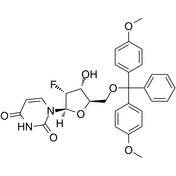 2'-Deoxy-5'-O-DMT-2'-fluorouridine图片