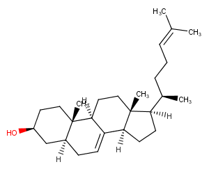 5α-Cholesta-7,24-dien-3β-ol图片