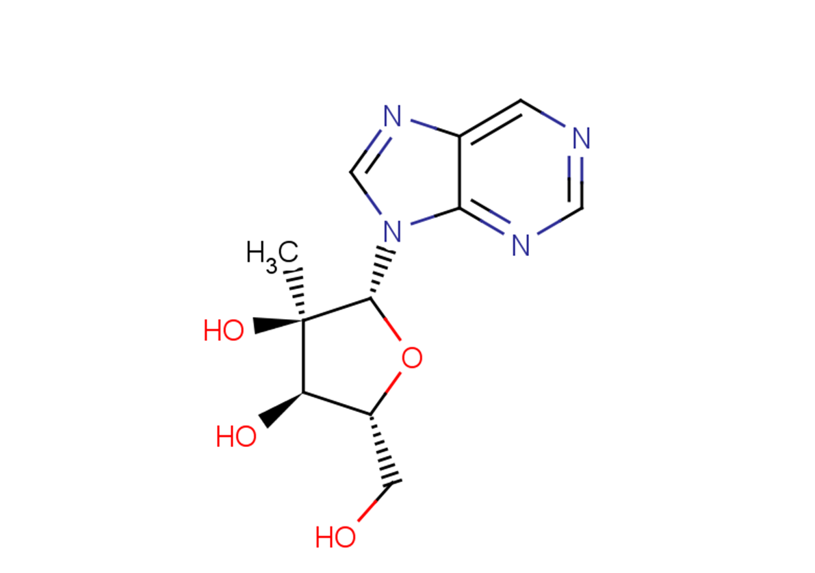 9-(2-C-methyl-β-D-ribofuranosyl)purine图片