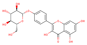 Kaempferol-4'-O-beta-D-glucopyranoside图片