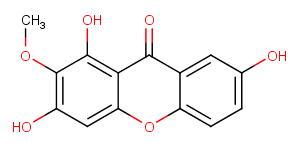 1,3,7-Trihydroxy-2-methoxyxanthone图片