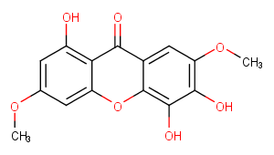 1,5,6-Trihydroxy-3,7-dimethoxyxanthone图片