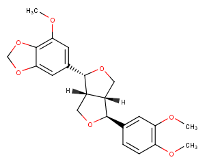 3,4,5'-Trimethoxy-3',4'-methylenedioxy-7,9':7',9-diepoxylignan图片