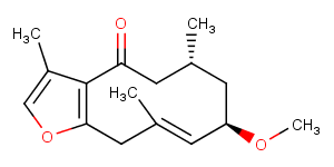 (1(10)E,2R*,4R*)-2-Methoxy-8,12-epoxygermacra-1(10),7,11-trien-6-one图片