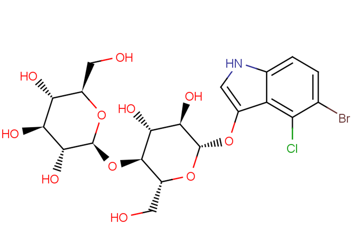 5-Bromo-4-chloro-3-indoxyl-beta-D-cellobioside图片