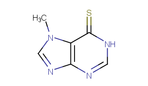7-Methyl-6-mercaptopurine图片
