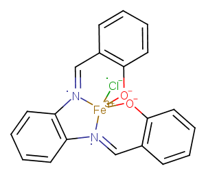 Chlorido[N,N'-disalicylidene-1,2-phenylenediamine]iron(III)图片