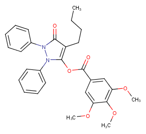 Phenylbutazone trimethylgallate图片