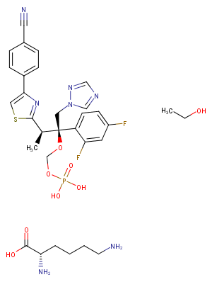 Fosravuconazole L-lysine ethanolate图片