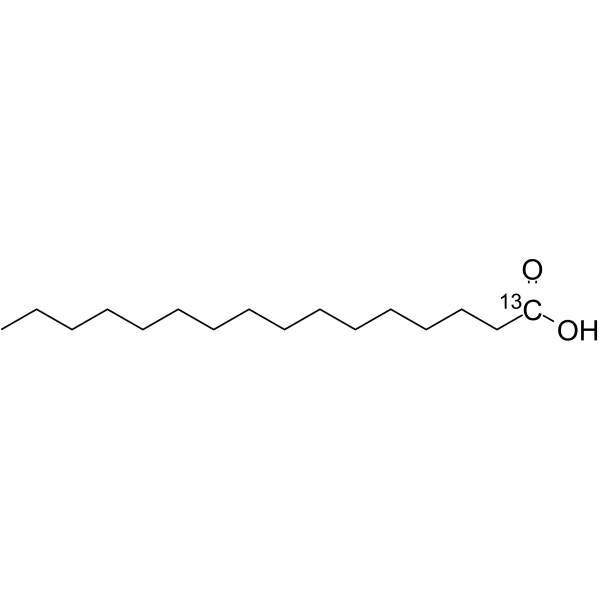 Palmitic acid-1-13C图片