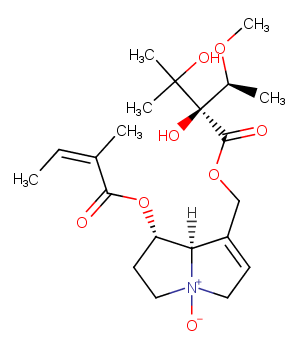 Lasiocarpine N-oxide图片