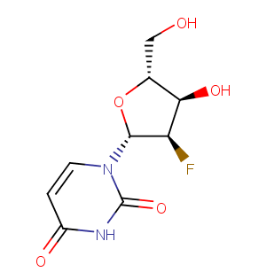2'-Deoxy-2'-fluorouridine图片