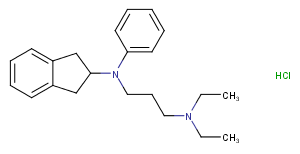 Aprindine hydrochloride图片